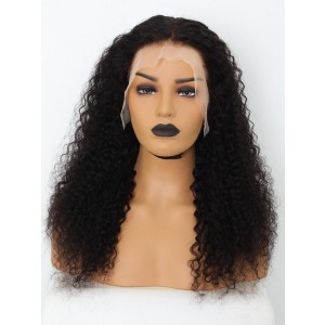 Fake Scalp Wig Curly 13x6 Glueless Lace Front Human Hair Wigs 150 Density Pre-plucked