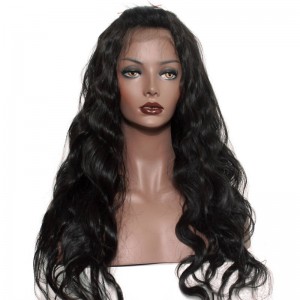 Full Lace Human Hair Wigs 100% Human Hair Body Wave Full Lace Wigs Natural Color