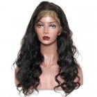Full Lace Wigs Unprocessed Natural Color 100% Brazilian Virgin Human Hair Body Wave Natural Color