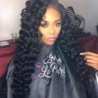 Pre-Plucked Natural Hair Line Deep Wave Lace Front Wigs 150% Density Wigs No shedding 