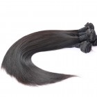 Brazilian Virgin Hair Silky Straight Human Hair Weave Bundles Natural Color can be dyed and bleached
