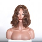 Jewish Lace Wigs Unprocessed Natural Color 100% Human Hair Natural Wave