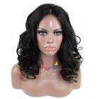 Short Cut Human Hair Bob Wigs 250% Density Body Wave For Women Natural Color Lace Front Human Hair Wigs