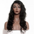 Bleached Knots Pre-Plucked Natural Hair Line 360 Lace Frontal Wigs 150% Density Brazilian Hair Body Wave Human Hair Wigs - UUHair