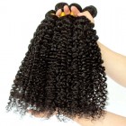 Indian Virgin Hair Extra Kinky Curly Human Hair Weaves 3 Bundles Natural Color can be dyed and bleached