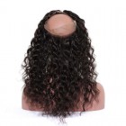 360 Lace Frontal Closure Loose Wave Brazilian Virgin Hair Lace Frontal Natural Hairline 22.5*4*2