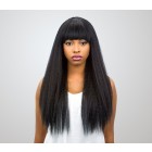 360 Lace Wigs Pre-Plucked Natural Hair Line 180% Density Kinky Straight Human Hair Wigs Bleached Knots - UUHair