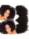 Peruvian Virgin Hair Human Hair Weaves 3 Bundles Afro Kinky Curly Natural Color can be dyed and bleached