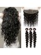 Brazilian Virgin Human Loose Wave Hair Extensions 3 Bundles with 1 Frontal closure Natural Color Dyeable