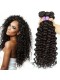 Brazilian Virgin Hair Deep Wave Human Hair Weaves 3 Bundles Natural Color can be dyed and bleached