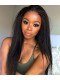  Kinky Straight 360 Lace Wigs Pre-plucked with Baby Hair Glueless Lace Frontal Wig 150% Density