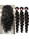 Peruvian Virgin Hair Human Hair Weaves 3 Bundles Loose Wave Natural Color can be dyed and bleached