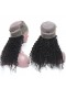 Pre-Plucked Natural Hair Line 360 Lace Wigs 150% Density Brazilian Hair Deep Curly Human Hair Wigs Bleached Knots