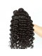 Indian Virgin Hair Deep Wave Human Hair Weaves 3 Bundles Natural Color can be dyed and bleached
