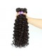 Malaysian Virgin Hair Deep Wave Free Part Lace Closure with 3pcs Weaves