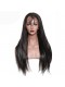 Pre-Plucked Natural Hair Line 360 Lace Wigs Silky Straight 180% Density Malaysian Hair Can be Dyed & Bleached