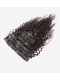 Kinky Curly Mongolian Virgin Hair Clip In Human Hair Extensions Natural Color