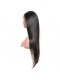Natural Color Unprocessed Peruvian Virgin 100% Human Hair Silky Straight Full Lace Wigs