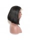 Short Layed Asymmetrical Cut Bob Wigs 150% Density Straight Brazilian Virgin Hair Natual Black Color