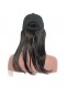 Brazilian Virgin Human Hair with Black Cap Straight Hair Glueless wigs 