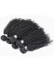 Peruvian Virgin Hair Human Hair Weaves 3 Bundles Kinky Curly Natural Color can be dyed and bleached