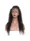 Full Lace Wigs Deep Wave Brazilian Virgin Human Hair Natural Black Color Pre-Plucked Natural Hairline