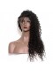 Full Lace Wigs Deep Wave Brazilian Virgin Human Hair Natural Black Color Pre-Plucked Natural Hairline