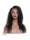 Full Lace Human Hair Wigs Natural Black Color Deep Wave 100% Human Virgin Hair