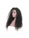 Pre-Plucked Natural Hair Line 360 Lace Wigs 150% Density Brazilian Hair Deep Curly Human Hair Wigs Bleached Knots