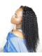 Kinky Curly 13x6 Lace Front Human Hair Wigs for Black Women 150% Density Natural Black