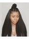 Kinky Straight 13x6 Lace Front Human Hair Wigs 150% Density Brazilian Virgin Hair Glueless Lace Front  Wigs